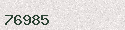 Visual Confirmation Security Code